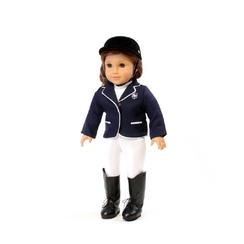 Miniature role-playing dollhouse for collectors-3 Piece Navy Riding outfit