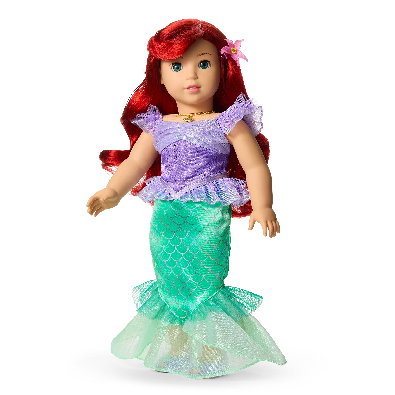 Role-playing dollhouse with adjustable furniture-American Girl® Disney Princess Ariel 18-inch Doll