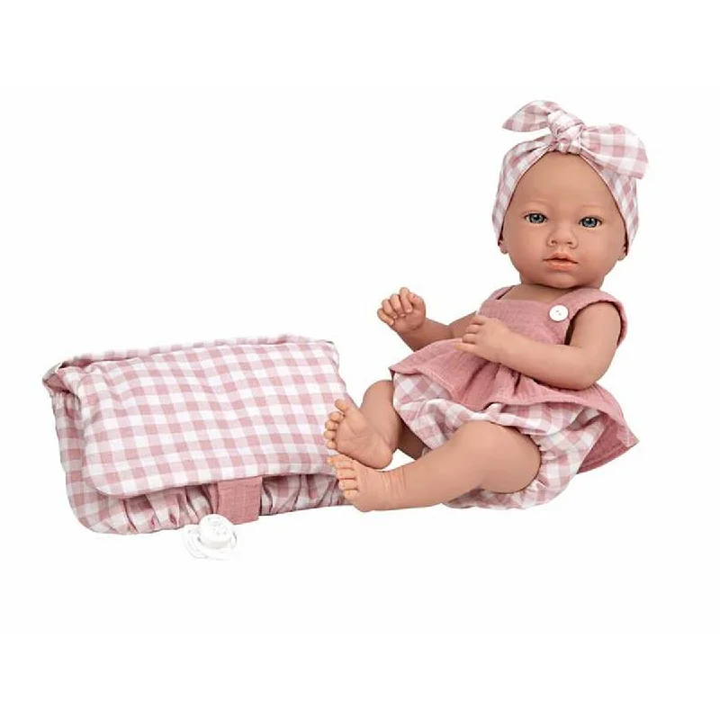 Compact doll house for small spaces-Baby doll Arias Elegance 38 cm