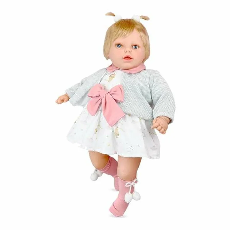 Spacious doll house with creative design options-Baby Doll Berjuan 60 cm