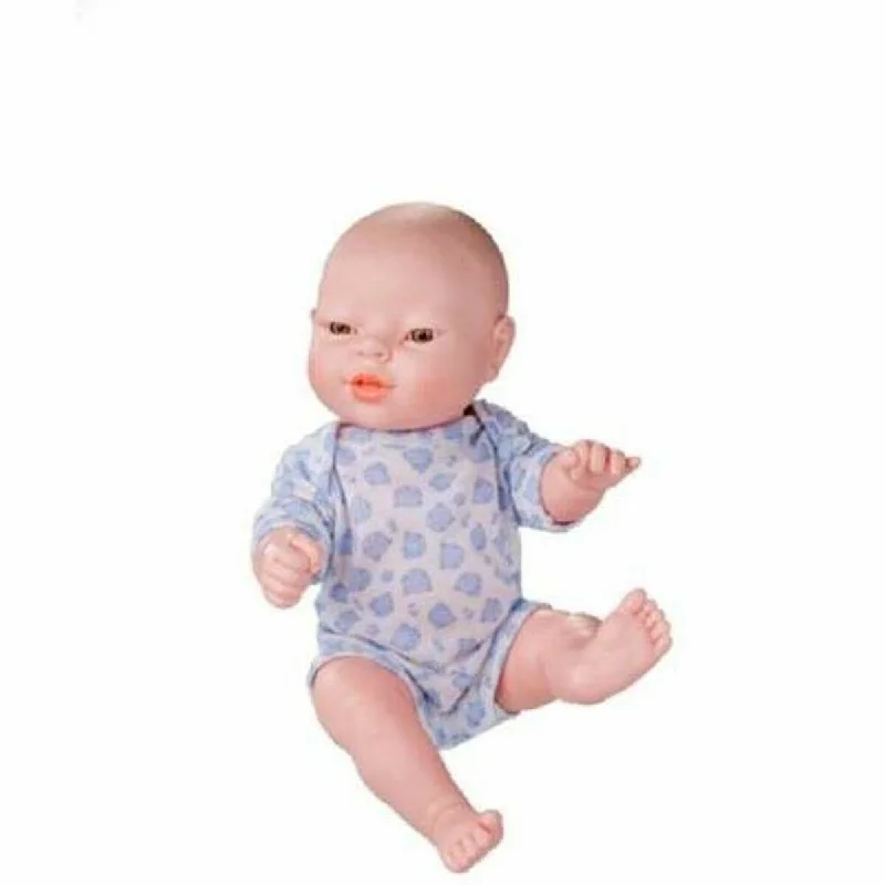 Doll house with nursery, living room, and kitchen areas-Baby doll Berjuan Newborn 17082-18 30 cm