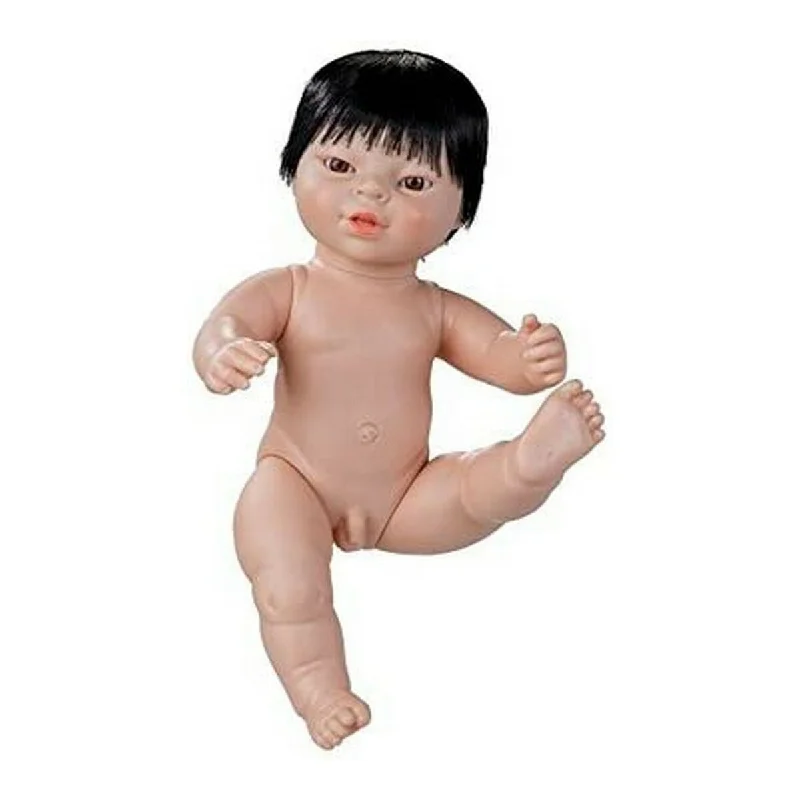 Doll house with a rooftop terrace for added fun-Baby doll Berjuan Newborn 38 cm asiatico/oriental (38 cm)