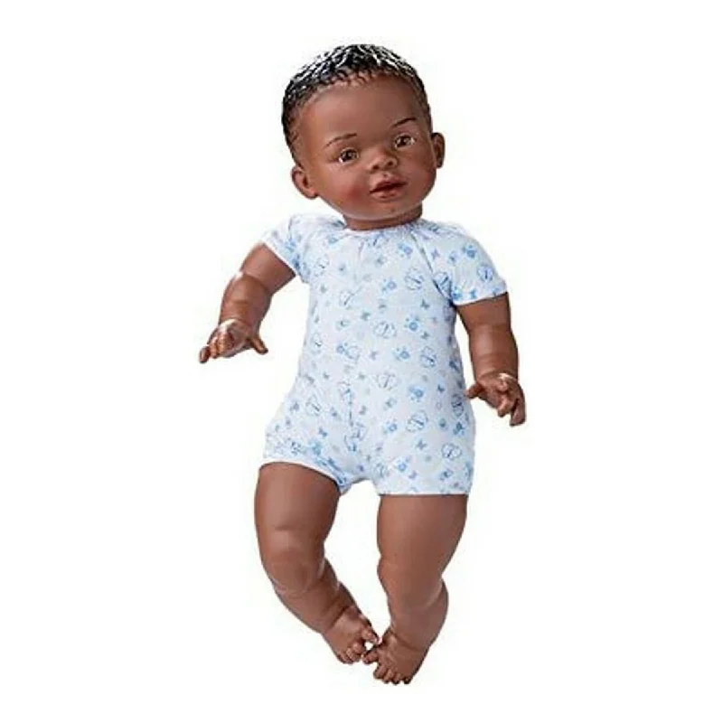 Custom doll house with interchangeable rooms-Baby doll Berjuan Newborn African Woman 45 cm (45 cm)