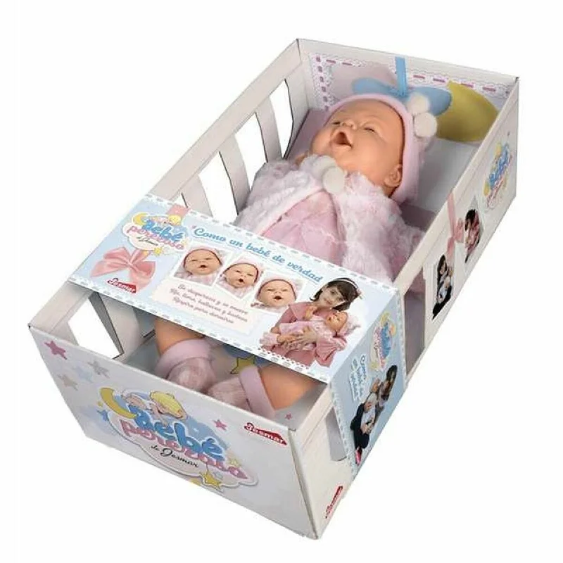 Compact doll house for small spaces-Baby Doll Falca Lazy Girl Interactive (48 cm)