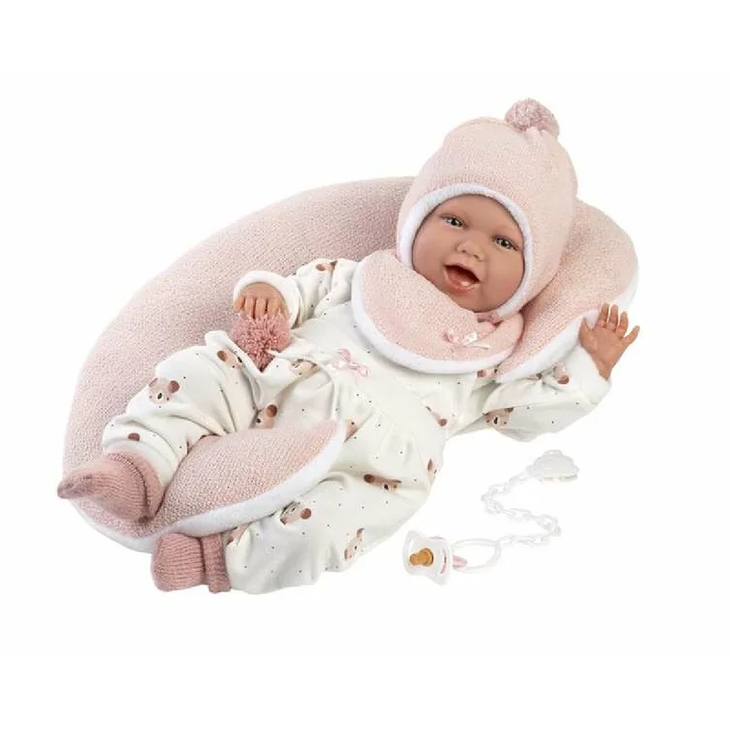 Doll house with interactive features for enhanced storytelling-Baby doll Llorens 74104 42 cm