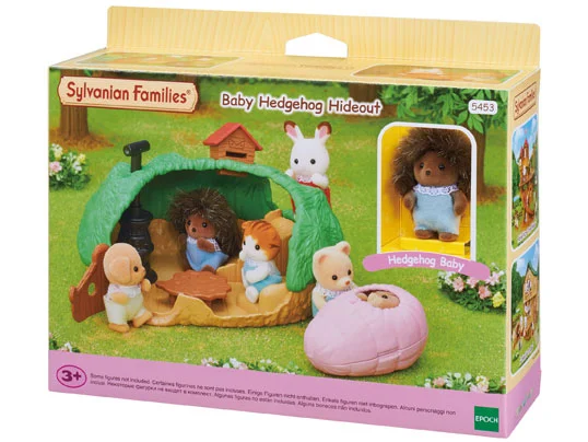 Outdoor-themed role-playing dollhouse for adventure play-BABY HEDGEHOG HIDEOUT