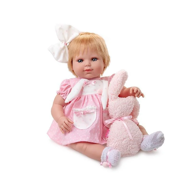 Compact mini doll house for storage and easy play-Berjuan 1214 Boutique Dolls Baby Sweet Doll 50cm