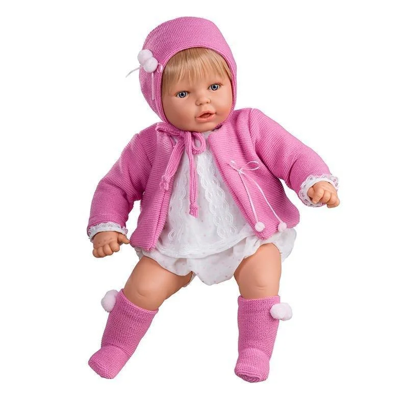 Doll house with interactive features for enhanced storytelling-Berjuan 30075 Boutique Dolls My Baby Doll 60cm