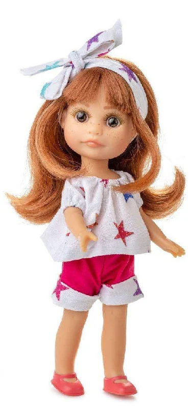 Barbie-style doll house with fun features-Berjuan Doll 1101 Boutique Doll Luci 22cm