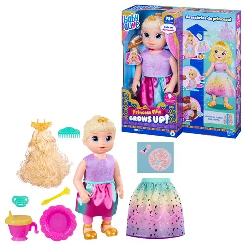 Themed role-playing dollhouse with fairytale characters-Baby Alive Princess Ellie Grows Up! Blonde Doll