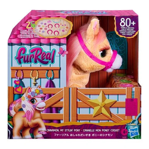 Interactive role-playing dollhouse for imaginative play-FurReal Cinnamon My Stylin' Pony