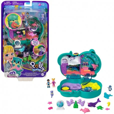 Multi-functional role-playing dollhouse with play areas-Polly Pocket Big Pocket World Assortment