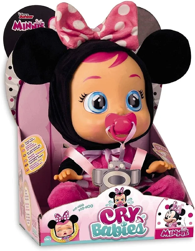 Mini role-playing dollhouse for easy storage and travel-Cry Baby Limited Edition Baby Lloron Minnie Mouse