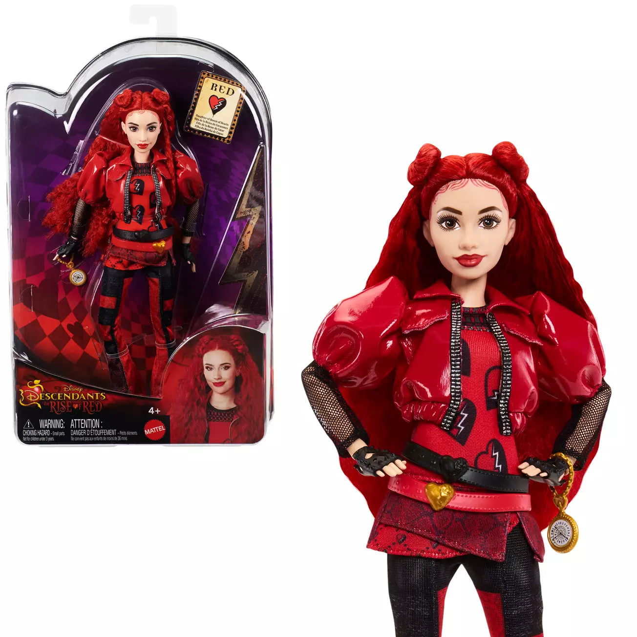 Doll house with removable furniture for customization-Descendants 4 Core Doll Daughter of Queen of Hearts The Rise of Red