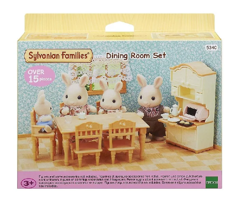 Deluxe role-playing dollhouse for premium experiences-DINING ROOM SET