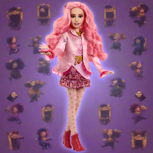 Barbie princess adventure toys-Disney Descendants 4: The Rise of Red Bridget Fashion Doll