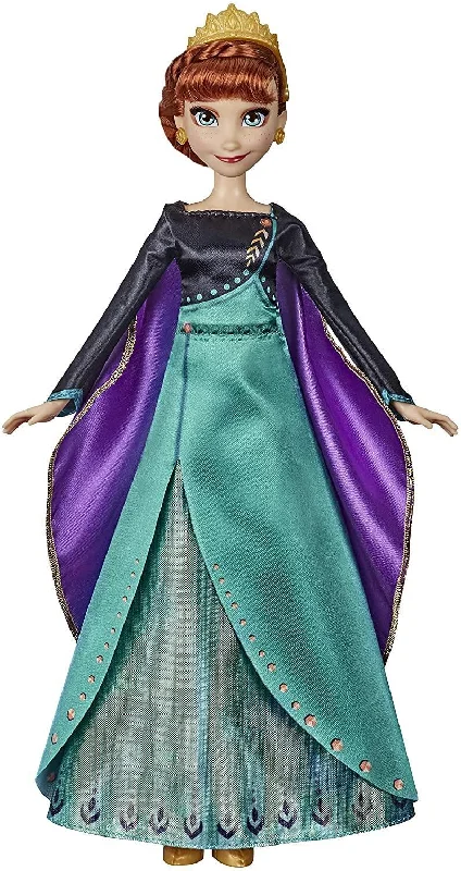 Role-playing dollhouse with eco-friendly materials-Disney Frozen Musical Adventure Anna Singing Doll