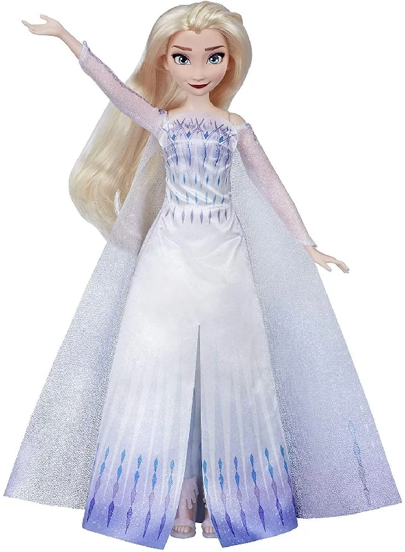 Gender-neutral role-playing dollhouse for all children-Disney Frozen Musical Adventure Elsa Singing Doll