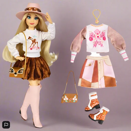 Barbie collector dolls packaging-Disney ily 4EVER Bambi Fashion Doll