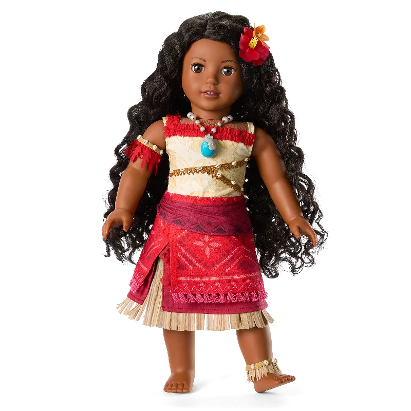 Doll house with garage and car for interactive play-Disney Moana Doll by American Girl®