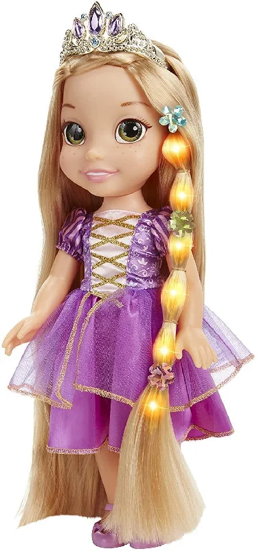 Role-playing dollhouse with interactive features and sound-Disney Princess 71613 Glow N' Style Rapunzel