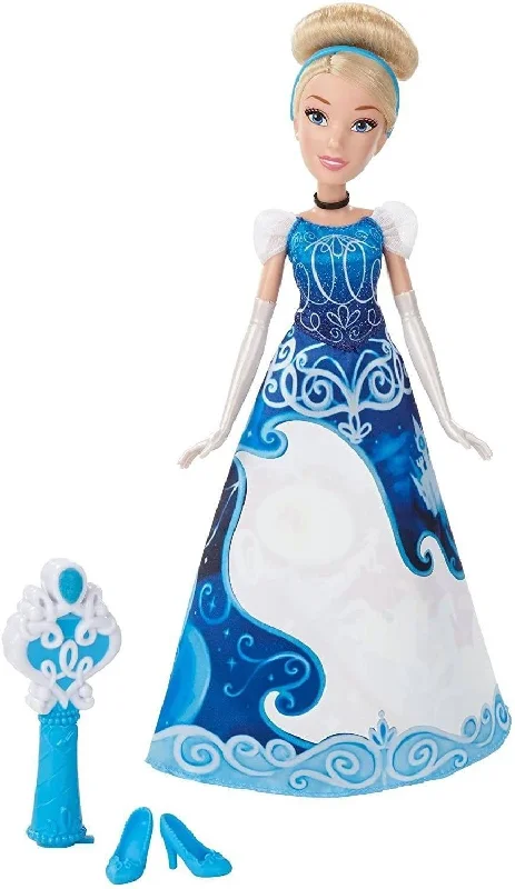 Modern style role-playing dollhouse with clean lines-Disney Princess Cinderella's Magical Story Skirt Doll