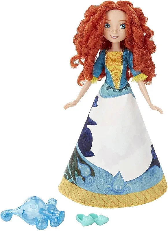 Luxury dollhouse playset with premium accessories-Disney Princess Merida’s Magical Story Skirt Figure Doll