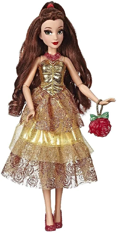 Colorful wooden role-playing dollhouse for vibrant fun-Disney Princess Style Series, Belle Doll