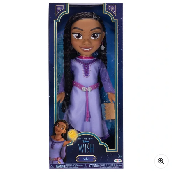 Educational role-playing dollhouse for learning through play-Disney Wish Asha 35.5cm Doll