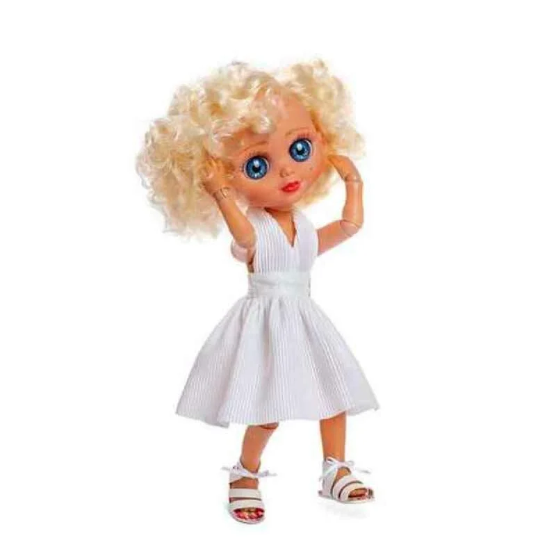 Doll house with built-in play features and accessories-Doll Berjuan The Bigger Luxury Dolls Marilyn 35 cm