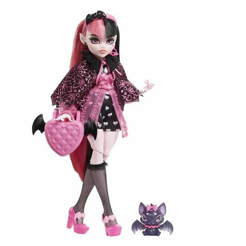 High-end doll house with luxury furniture and accessories-Doll Monster High HHK51 Articulated