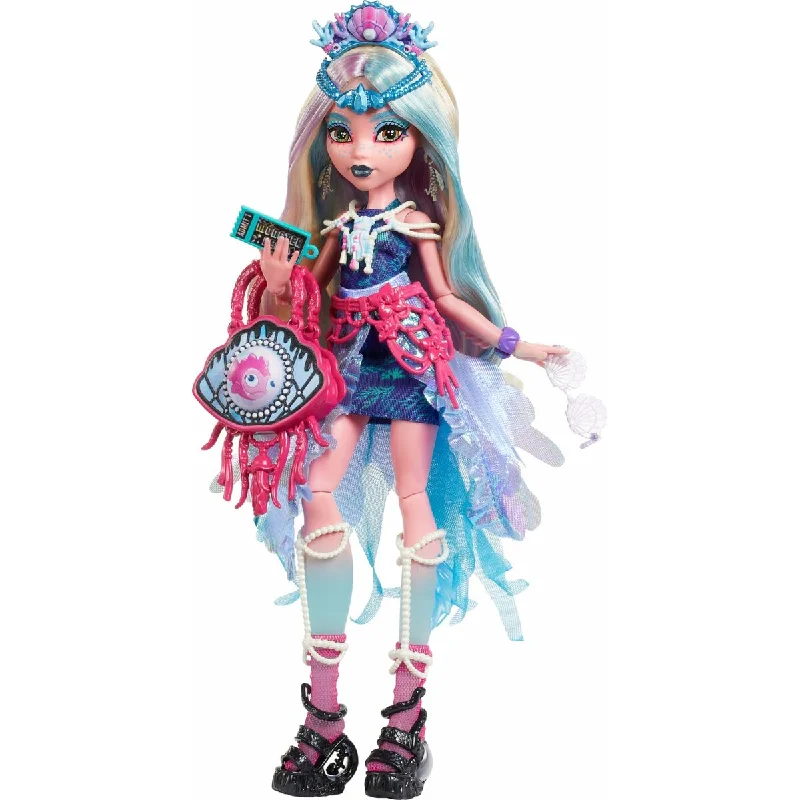 Multi-level doll house for kids with multiple interests-Doll Monster High Lagoona