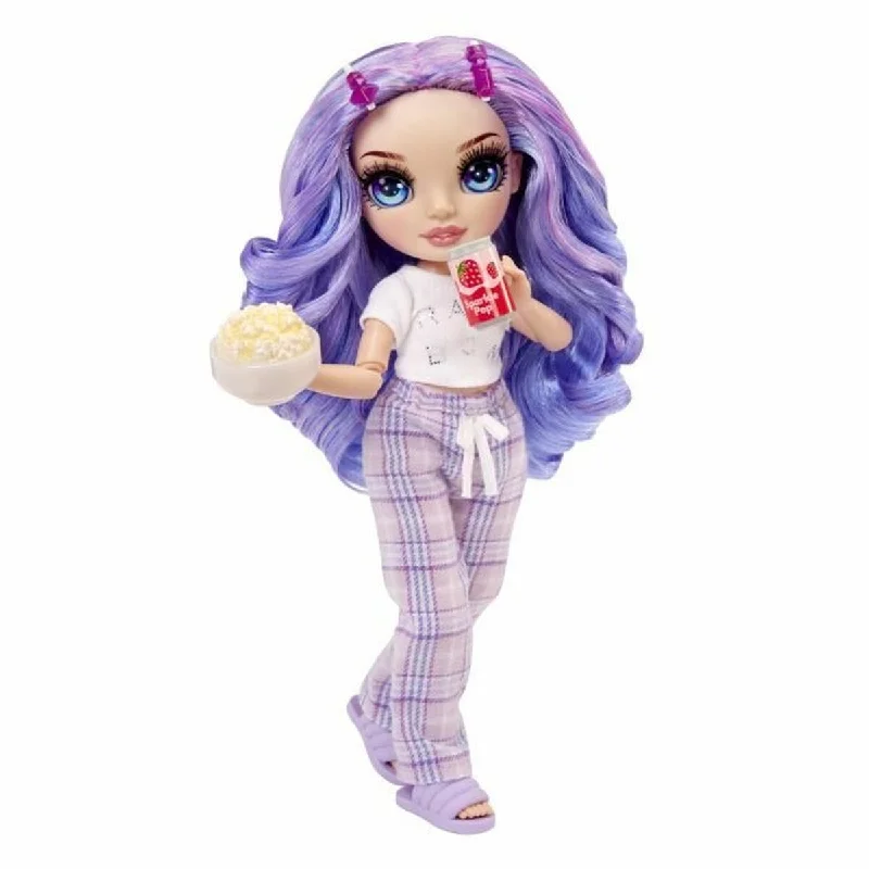 Custom doll house with interchangeable rooms-Doll Rainbow High VIOLET