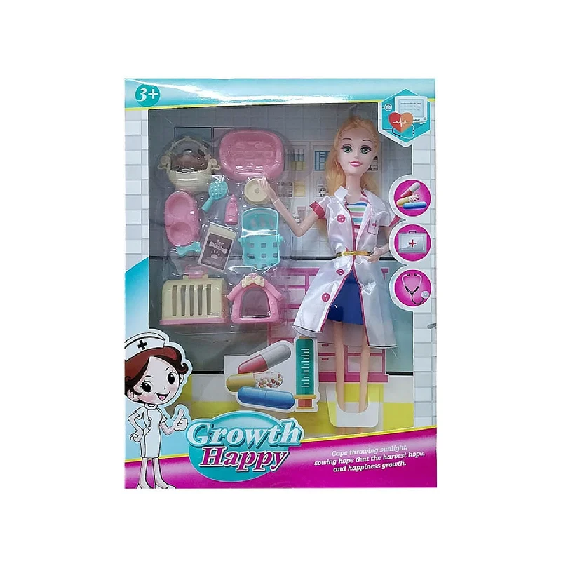 Multi-level role-playing dollhouse for added fun-Doll