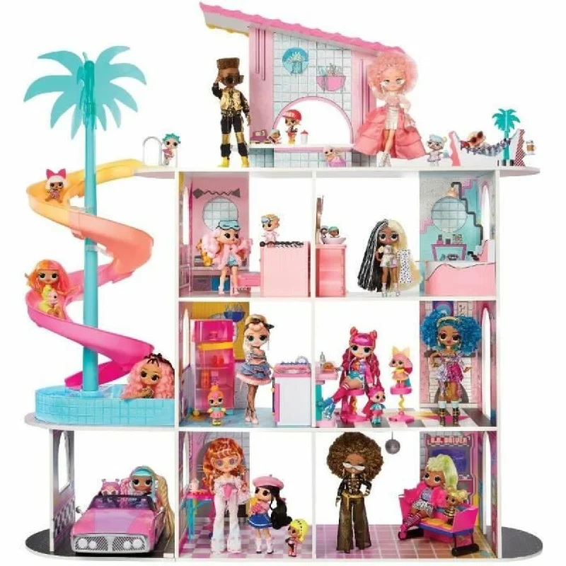 Doll house with working lights and sound effects-Doll's House LOL Surprise! Dollhouse 1 Piece