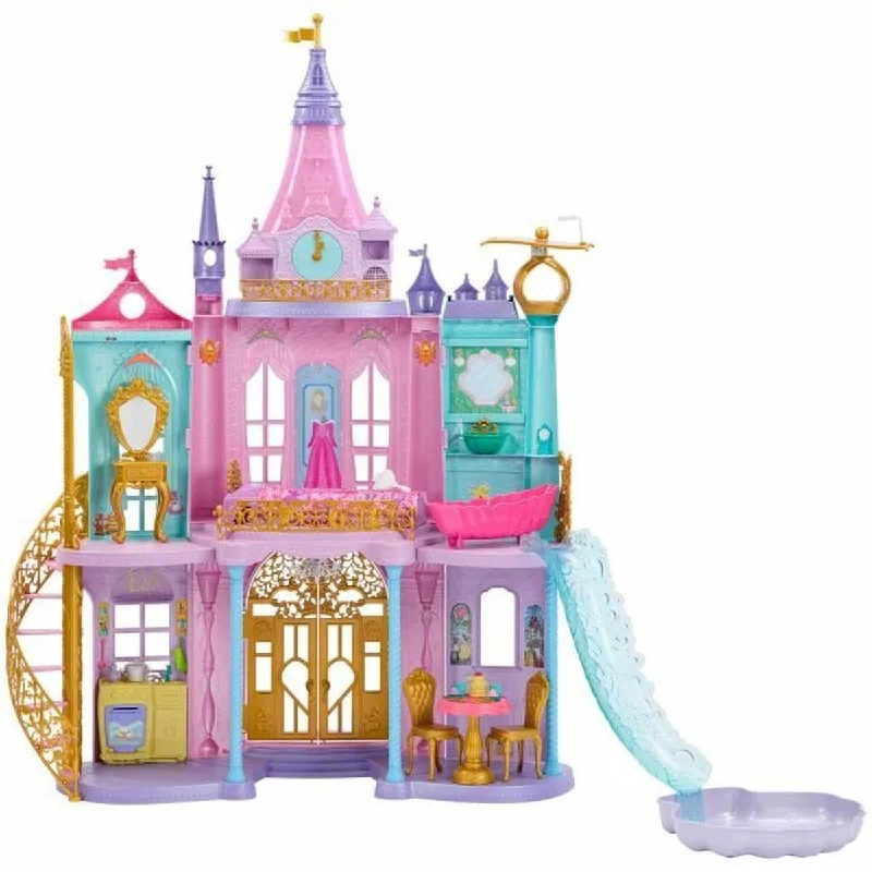 Dollhouse with furniture for role-playing fun-Doll's House Mattel GRAND CASTLE OF THE PRINCESSES