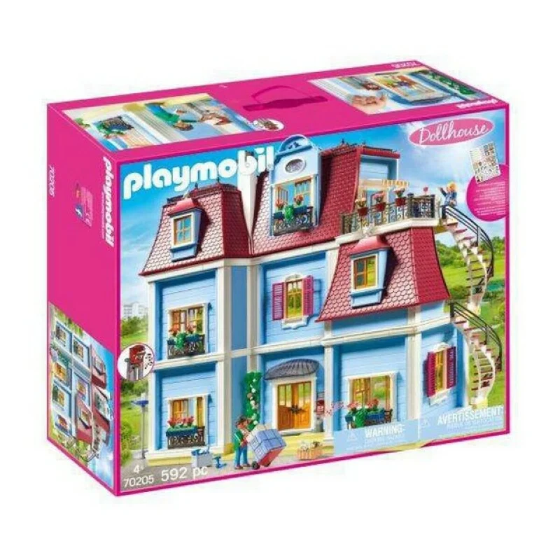 Miniature Victorian doll house with intricate details-Doll's House Playmobil Dollhouse Playmobil Dollhouse La Maison Traditionnelle 2020 70205 (592 pcs)