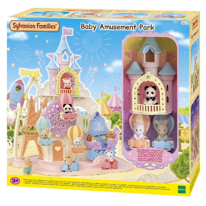 Customizable role-playing dollhouse for creative play-Doll's House Sylvanian Families Baby Amusement Park