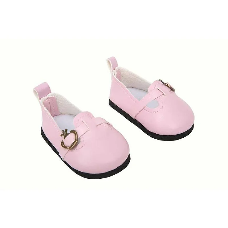 Role-playing dollhouse with educational features-Dolls’ shoes Arias Pink 45 cm