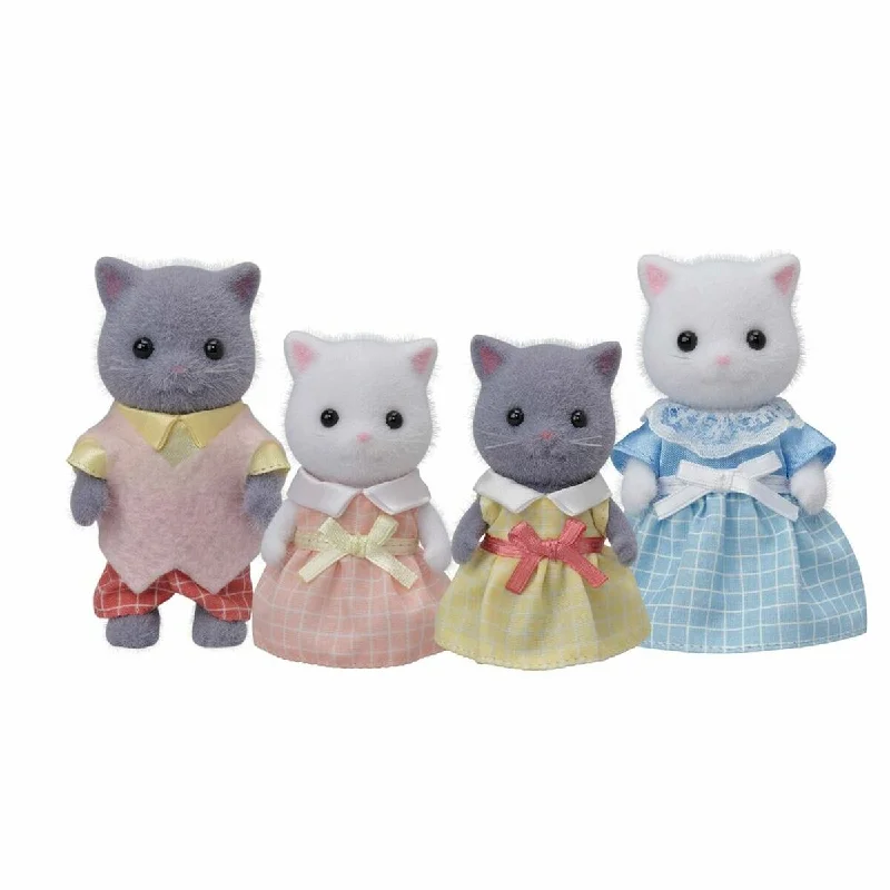 Simple role-playing dollhouse for early childhood play-Dolls   Sylvanian Families 5455 The Persian Cat Family