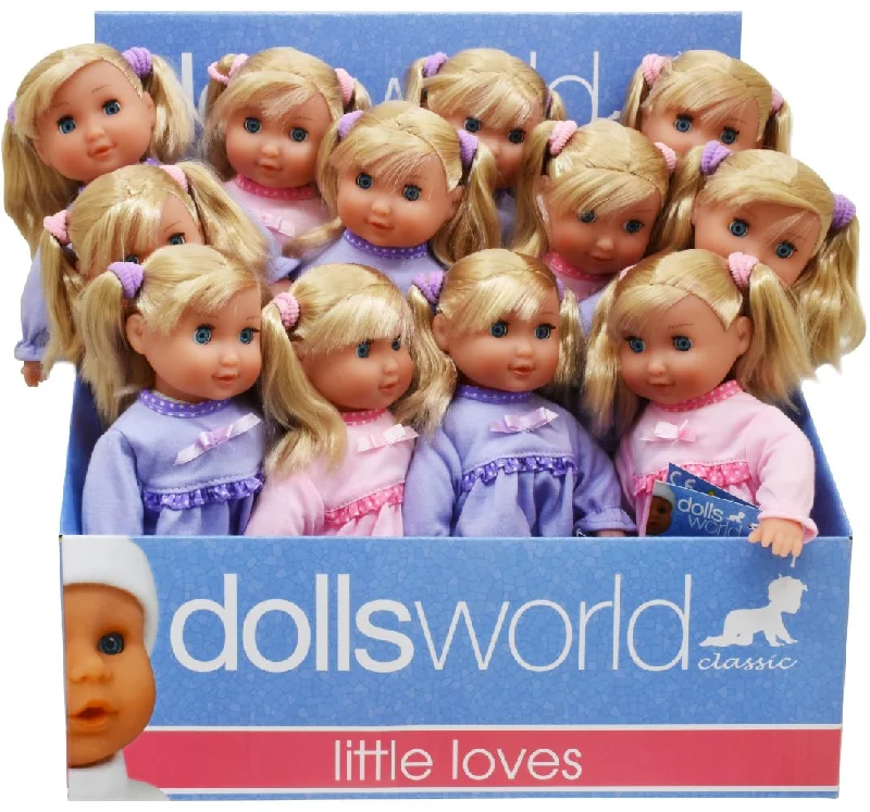 Eco-friendly role-playing dollhouse made from sustainable materials-DOLLSWORLD LITTLE LOVES