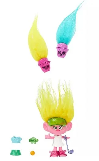 Plastic role-playing dollhouse for easy cleaning-DREAMWORKS TROLLS BAND TOGETHER - TROLLS HAIR POPS VIVA