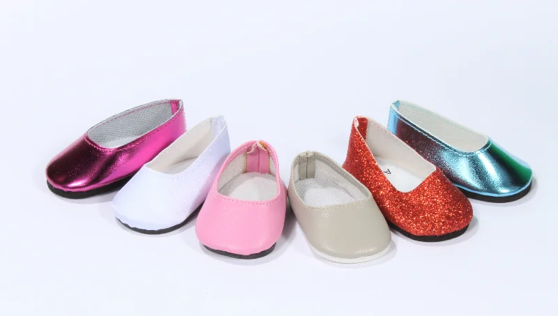 Multi-level role-playing dollhouse for added fun-Dress Flats Shoes in Six Colors