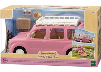 Gender-neutral role-playing dollhouse for all children-SYLVANIAN FAMILIES - FAMILY PICNIC VAN