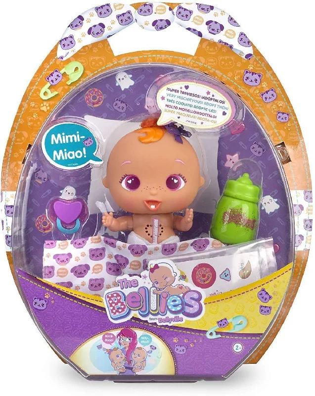 Playset role-playing dollhouse for pretend play-FAMOSA The Bellies Mimi Miao Interactive Doll