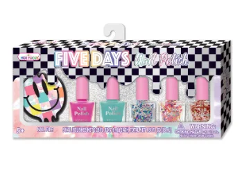 Dollhouse with accessories for role-playing games-Five Days Nail Polish Cool Vibes