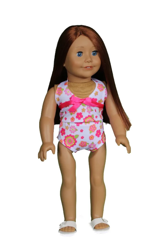 Role-playing dollhouse with themed decorations-Five-Piece Tankini Swim Set