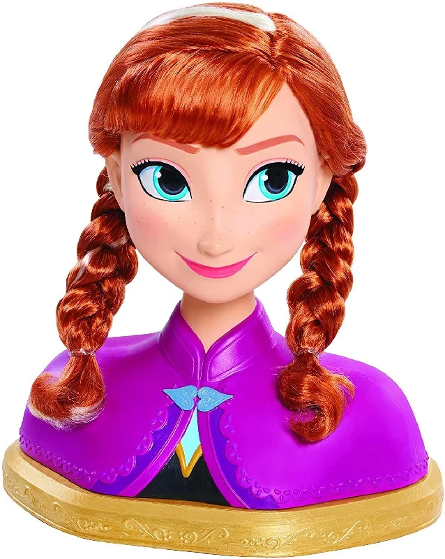 Luxury role-playing dollhouse with intricate designs-Frozen 32570 Deluxe Anna Styling Head