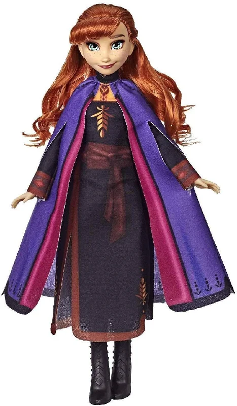 Luxury doll house with intricate design details-Disney Frozen 2 Anna Fashion Doll With Long Red Hair and Outfit