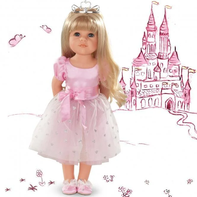 Portable doll house for on-the-go play-Gotz Doll Hannah Princess 50cm